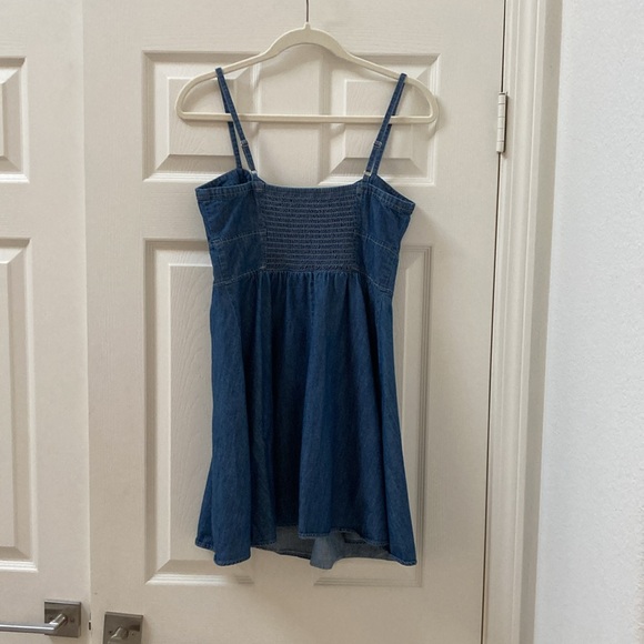 Sweetheart Denim Chambray Dress S - Picture 2 of 4